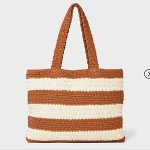 Crochet Tote Handbag - A New Day Cotton